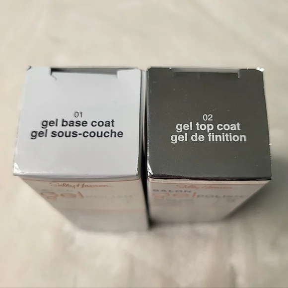 Sally Hansen Salon Gel Polish Set. Step One And Two. Both Are Brand New. - Picture 4 of 5